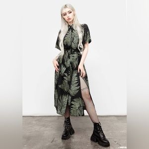 Disturbia Fern Button Up Dress US 4/UK 8 NWT